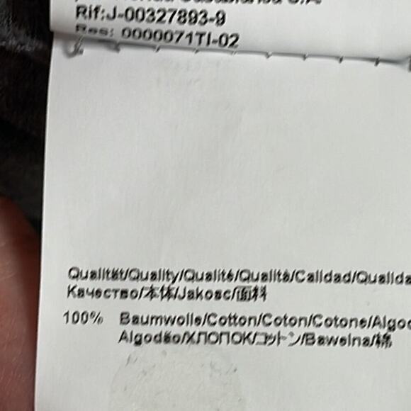 BOSS HUGO BOSS GRAY 100% COTTON MEN'S T-SHIRT SIZE XL - Picture 6 of 9